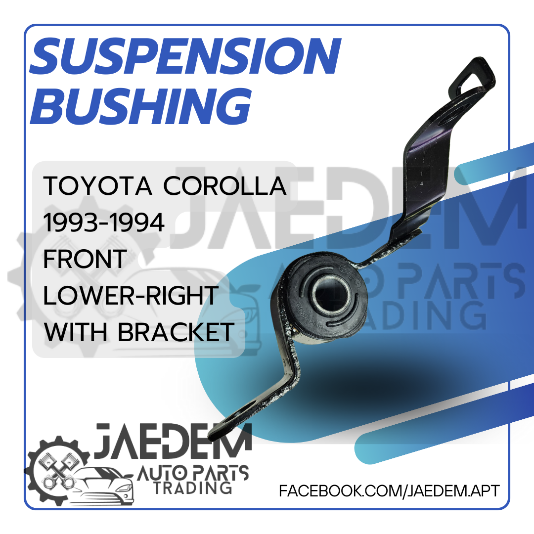 Front Suspension Arm Bushing for Toyota Corolla 1993-1994 | Lower (w/ Bracket)