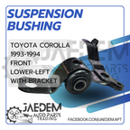 Front Suspension Arm Bushing for Toyota Corolla 1993-1994 | Lower (w/ Bracket)