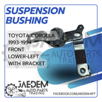 Front Suspension Arm Bushing for Toyota Corolla 1993-1994 | Lower (w/ Bracket)