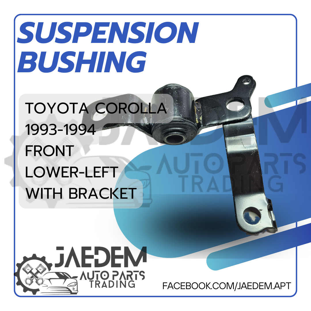 Front Suspension Arm Bushing for Toyota Corolla 1993-1994 | Lower (w/ Bracket)
