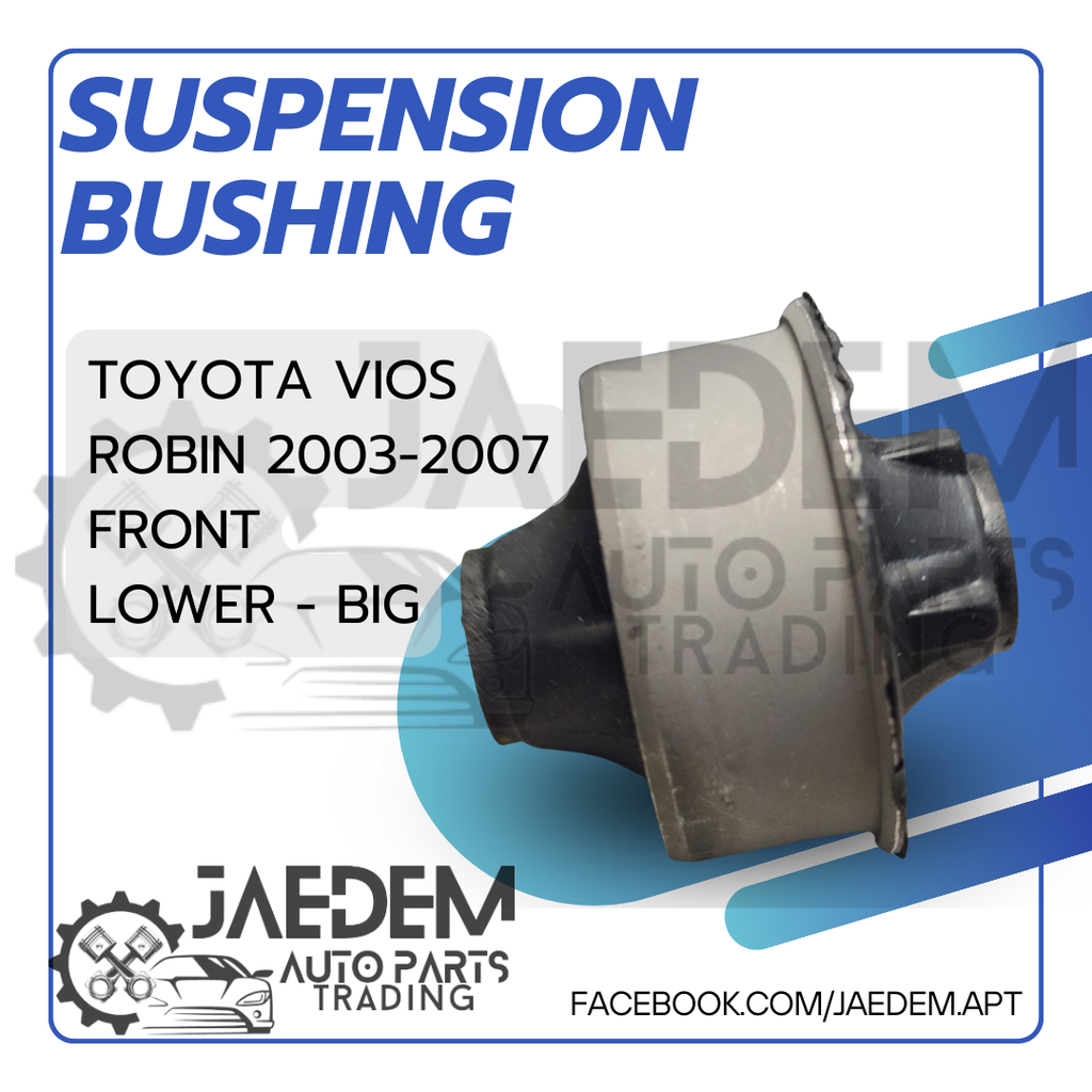 Front, Rear Suspension Arm Bushing for Toyota Vios 2003-2007 | Lower (Big or Small)