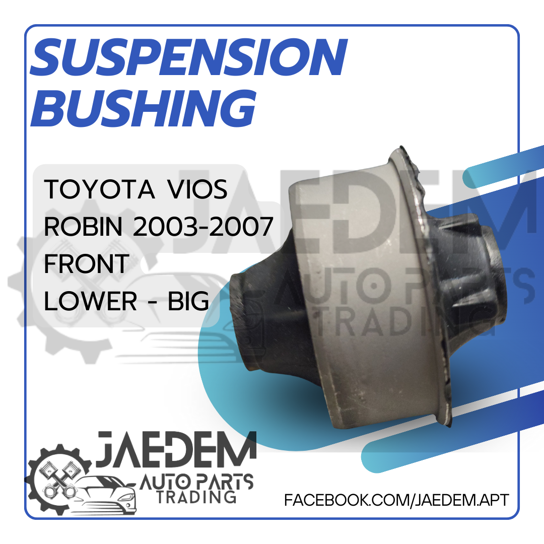 Front, Rear Suspension Arm Bushing for Toyota Vios 2003-2007 | Lower (Big or Small)