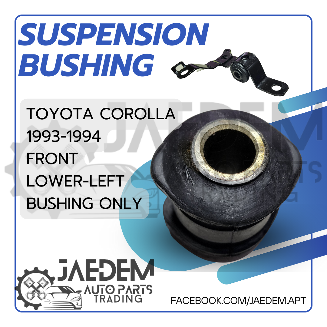 Front Suspension Arm Bushing for Toyota Corolla 1993-1994 | Lower (w/ Bracket)