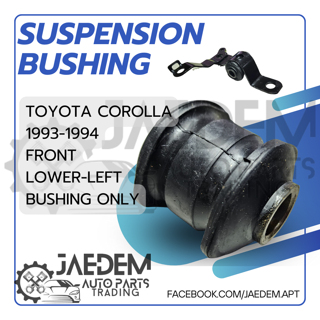 Front Suspension Arm Bushing for Toyota Corolla 1993-1994 | Lower (w/ Bracket)