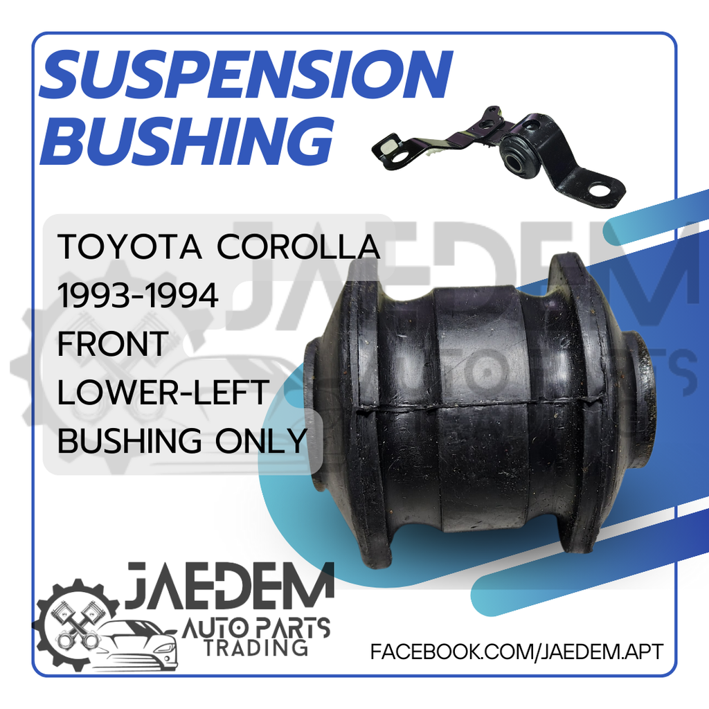 Front Suspension Arm Bushing for Toyota Corolla 1993-1994 | Lower (w/ Bracket)