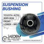 Front, Rear Suspension Arm Bushing for Toyota Corolla Altis 2001-2018 | Lower (Big or Small)