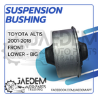 Front, Rear Suspension Arm Bushing for Toyota Corolla Altis 2001-2018 | Lower (Big or Small)
