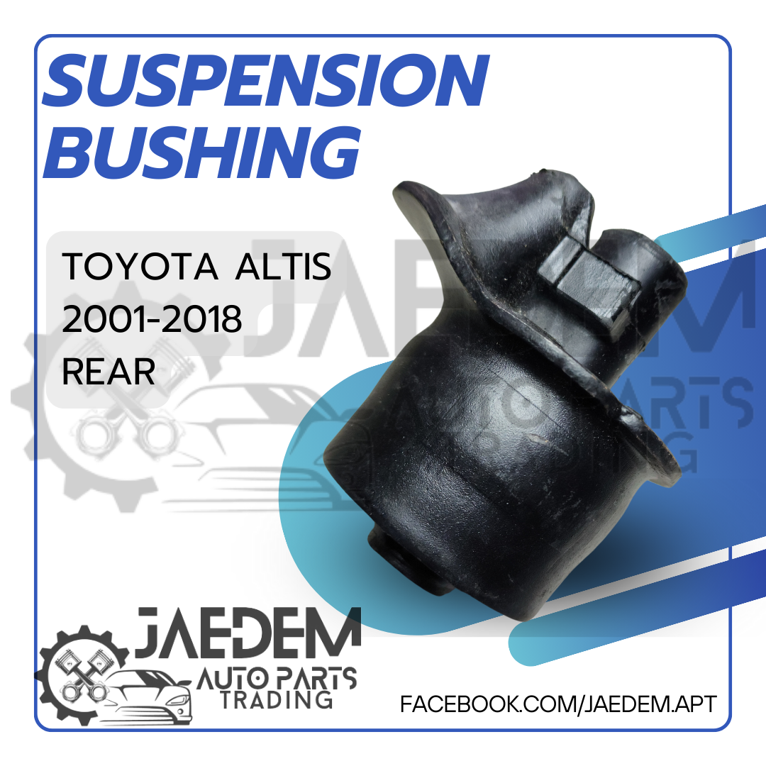 Front, Rear Suspension Arm Bushing for Toyota Corolla Altis 2001-2018 | Lower (Big or Small)