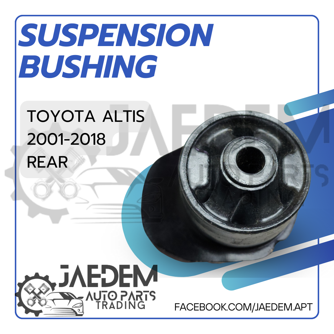 Front, Rear Suspension Arm Bushing for Toyota Corolla Altis 2001-2018 | Lower (Big or Small)