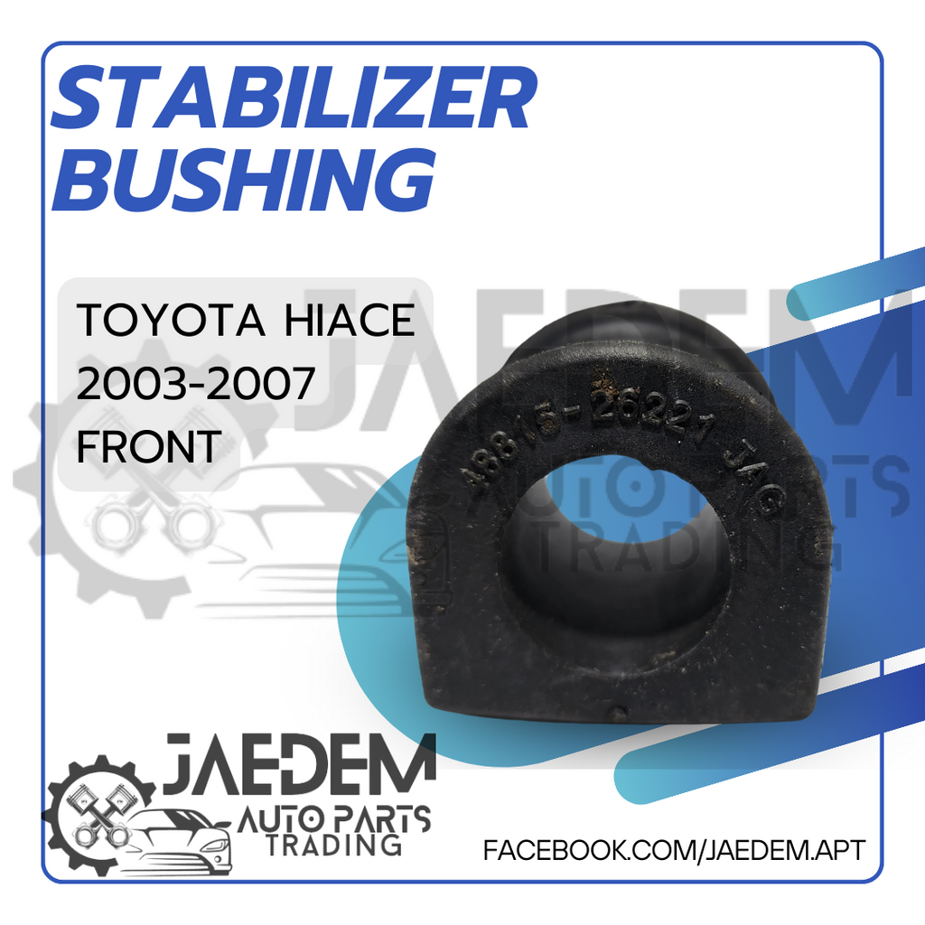 Stabilizer Bar Bushing for Toyota Hiace 2002-2007 | Front, Rear Upper, Rear Lower