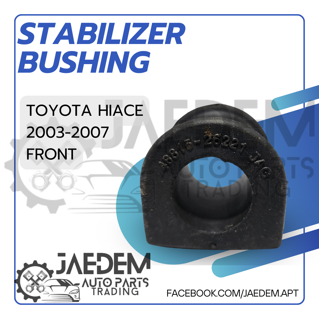 Stabilizer Bar Bushing for Toyota Hiace 2002-2007 | Front, Rear Upper, Rear Lower