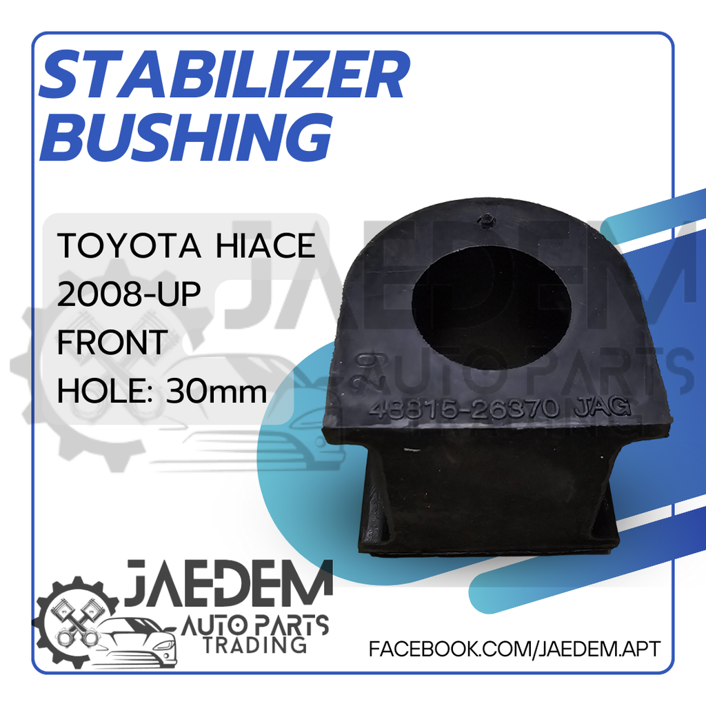 Stabilizer Bar Bushing for Toyota Hiace 2008-2018 | Front (30mm/ 28.6mm)