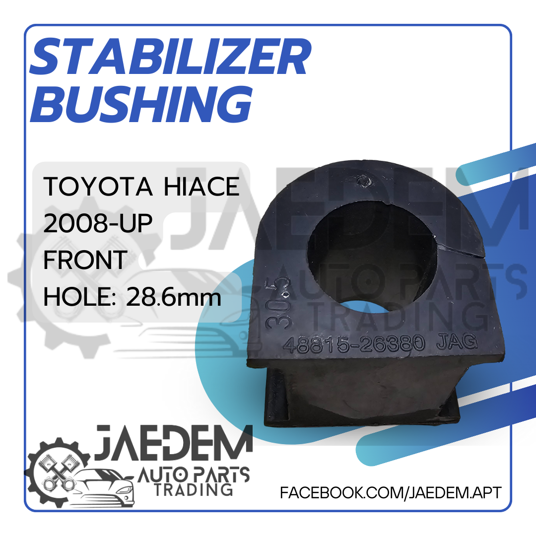 Stabilizer Bar Bushing for Toyota Hiace 2008-2018 | Front (30mm/ 28.6mm)