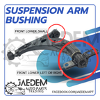 Front Suspension Arm Bushing for Mazda 323 1.3 1989-1994 | Lower