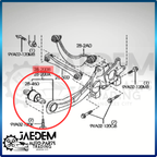 Rear Trailing Arm Bushing for Mazda 3 2004-2010 (See Photo for placement)