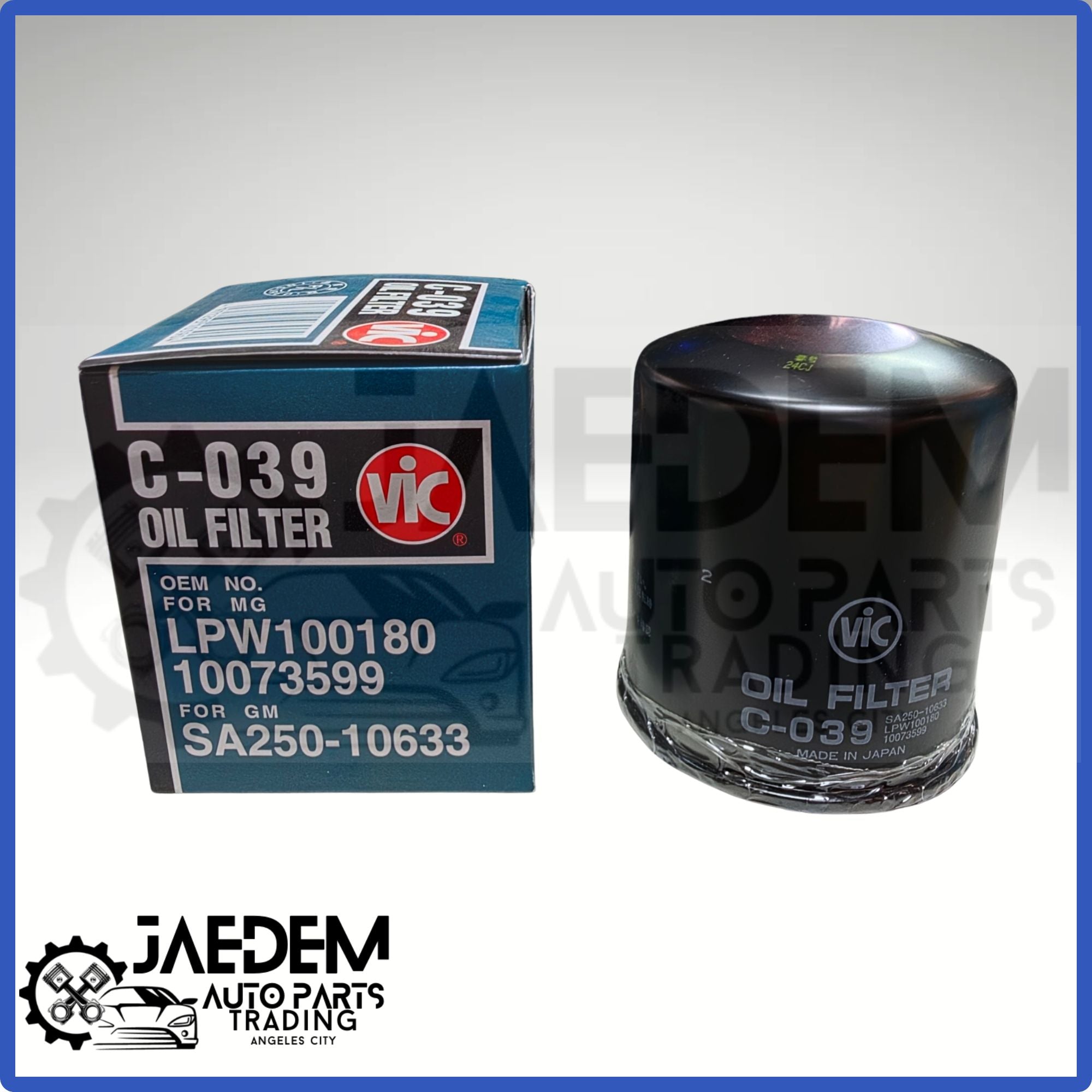 VIC C-039 Oil Filter | MG
