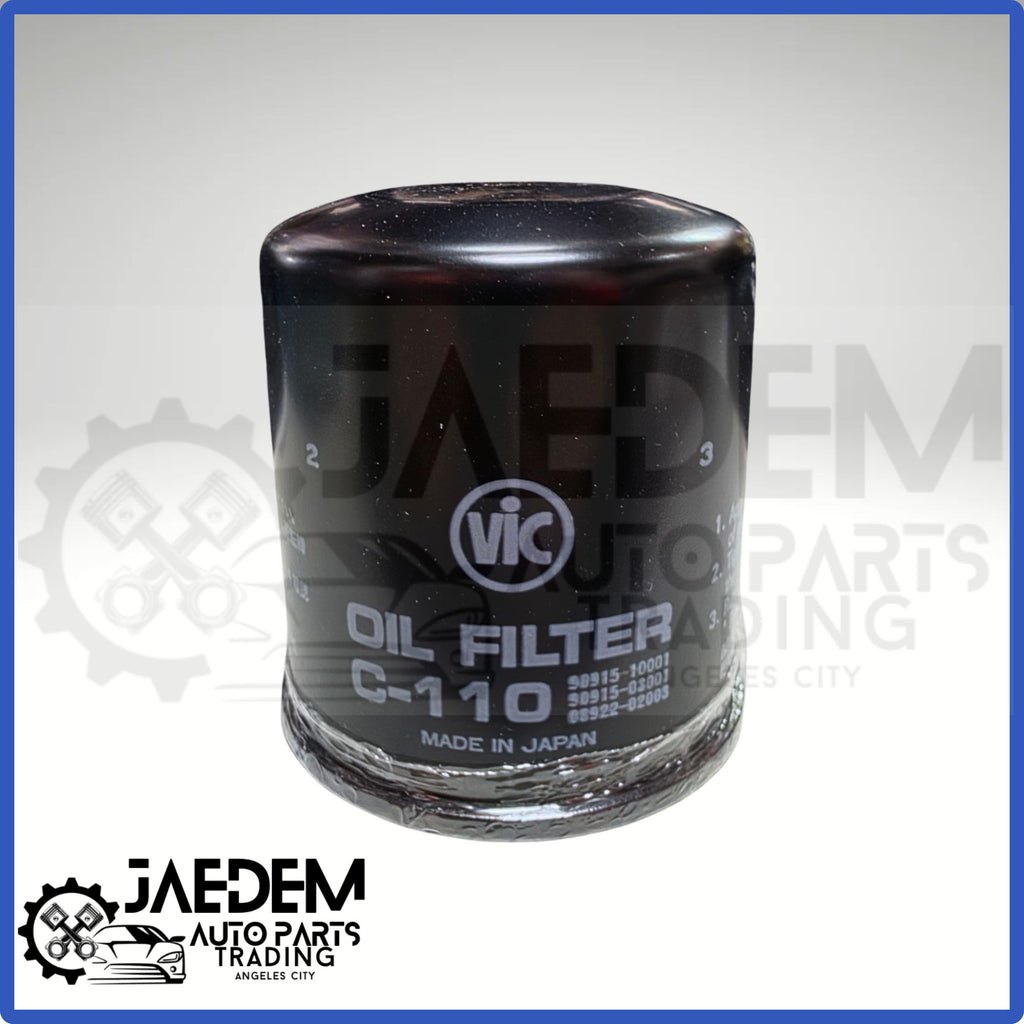 VIC C-110 Oil Filter | Toyota Corolla, Altis, Vios, Avanza, Yaris, Suzuki Carry