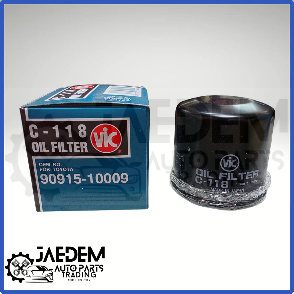 VIC C-118 Oil Filter | Toyota Cross, Altis, Vios, Rav4, Avanza 2017-up