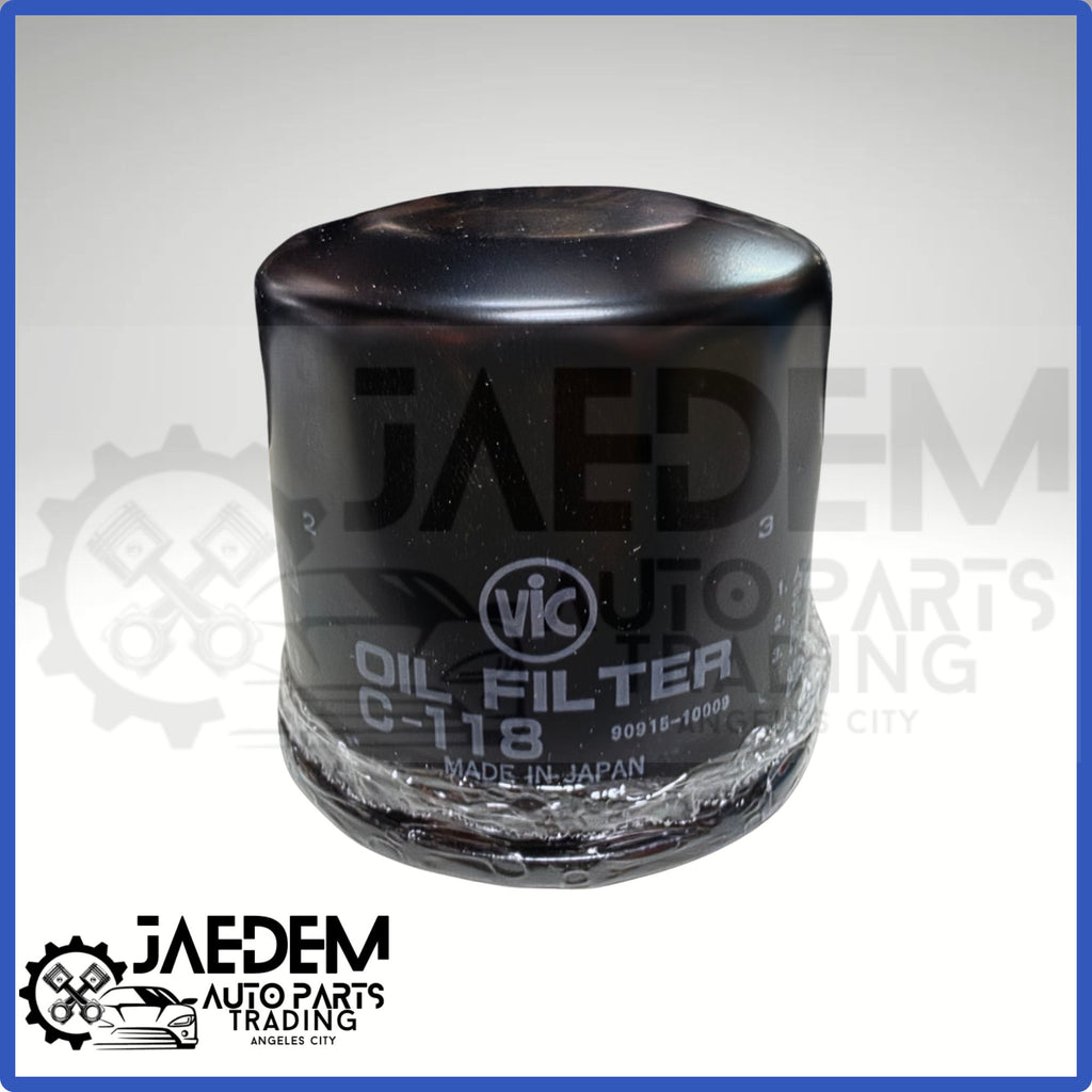 VIC C-118 Oil Filter | Toyota Cross, Altis, Vios, Rav4, Avanza 2017-up