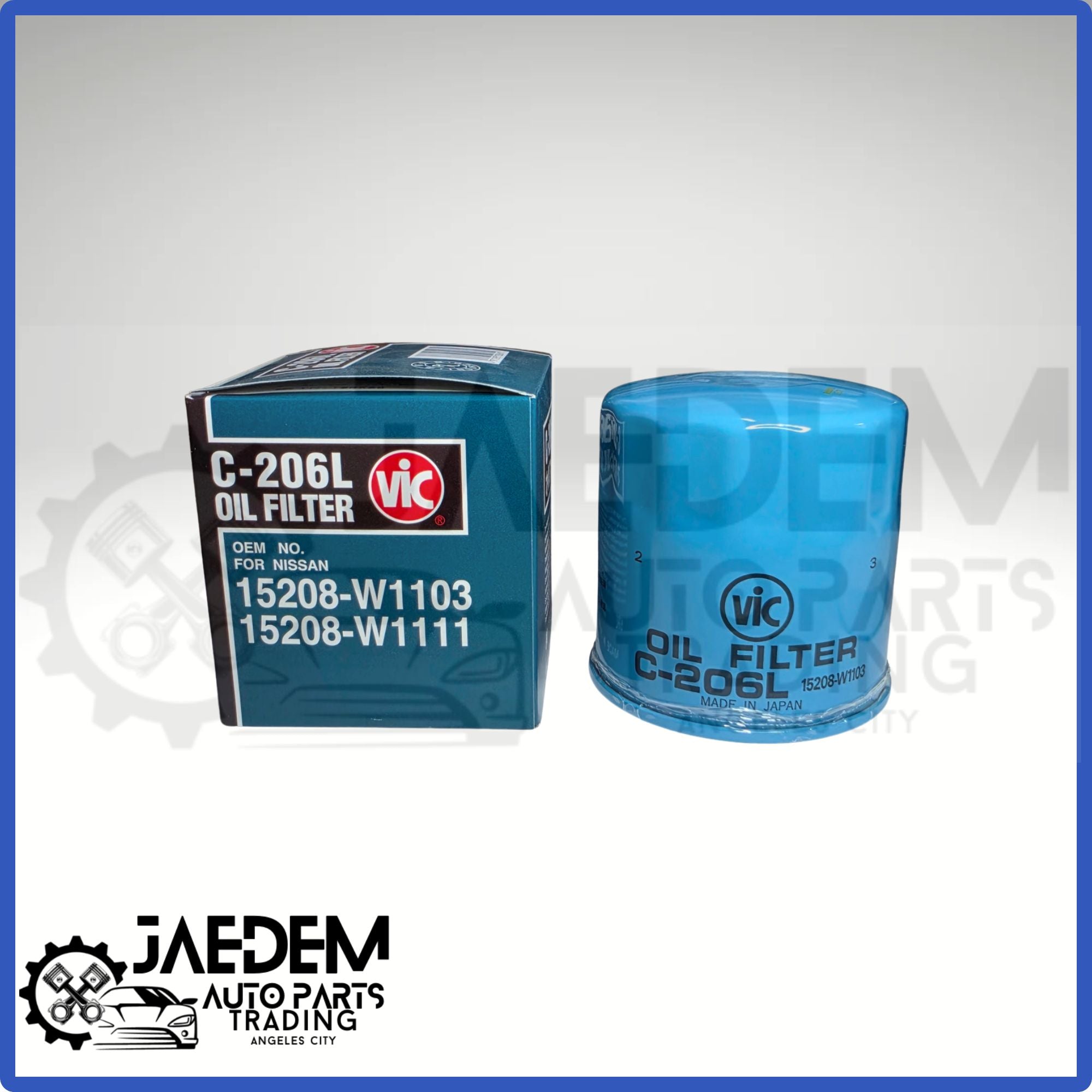 VIC C-206 Oil Filter | Nissan Navara, Urvan, Terra