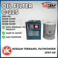 VIC Oil Filter C-225 for Nissan Terrano, Pathfinder 1997-up