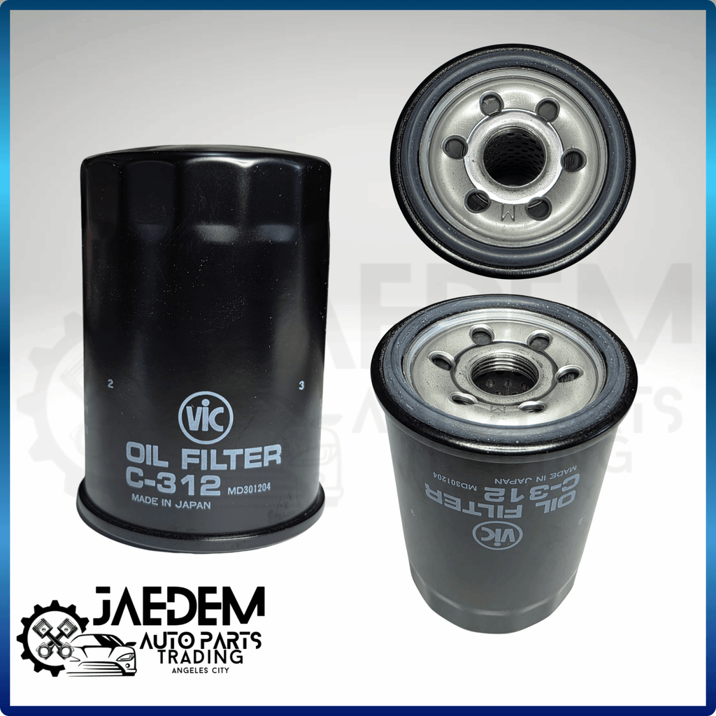 VIC Oil Filter C-312 for Mitsubishi Monterosport, Strada Triton 4N15 2016-up, L300 Euro 4 4N14 Engine | Original Made in Japan
