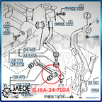 Front Suspension Arm Bushing for Mazda 6 2004-2012 (See Photo for placement)